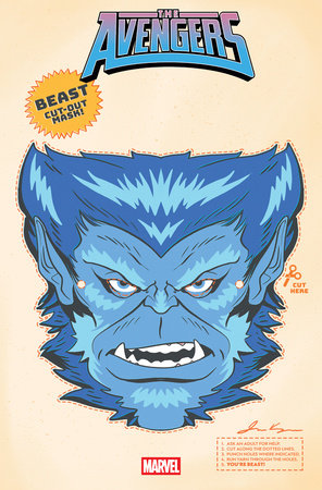 AVENGERS (2023) #30 RETRO HALLOWEEN MASK VAR