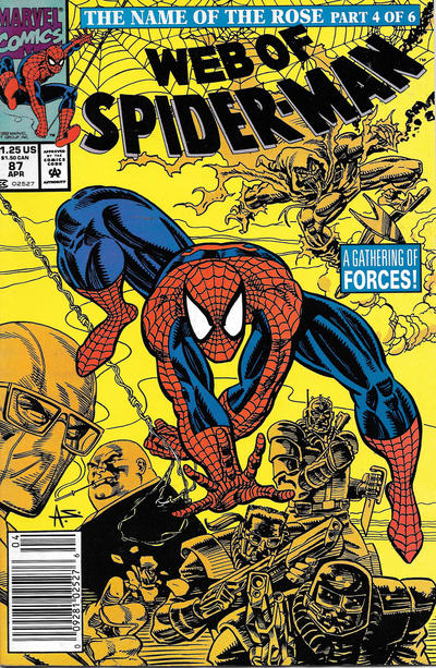WEB OF SPIDER-MAN (1985) #87 NEWSSTAND EDITION (VF/NM)