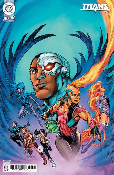 TITANS (2023) #23 CVR B TOM RANEY CARD STOCK VAR