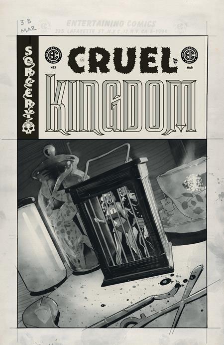 EC CRUEL KINGDOM (2025) #3 CVR D INC 1:20 CARY NORD B&W ARTIST EDITION VAR