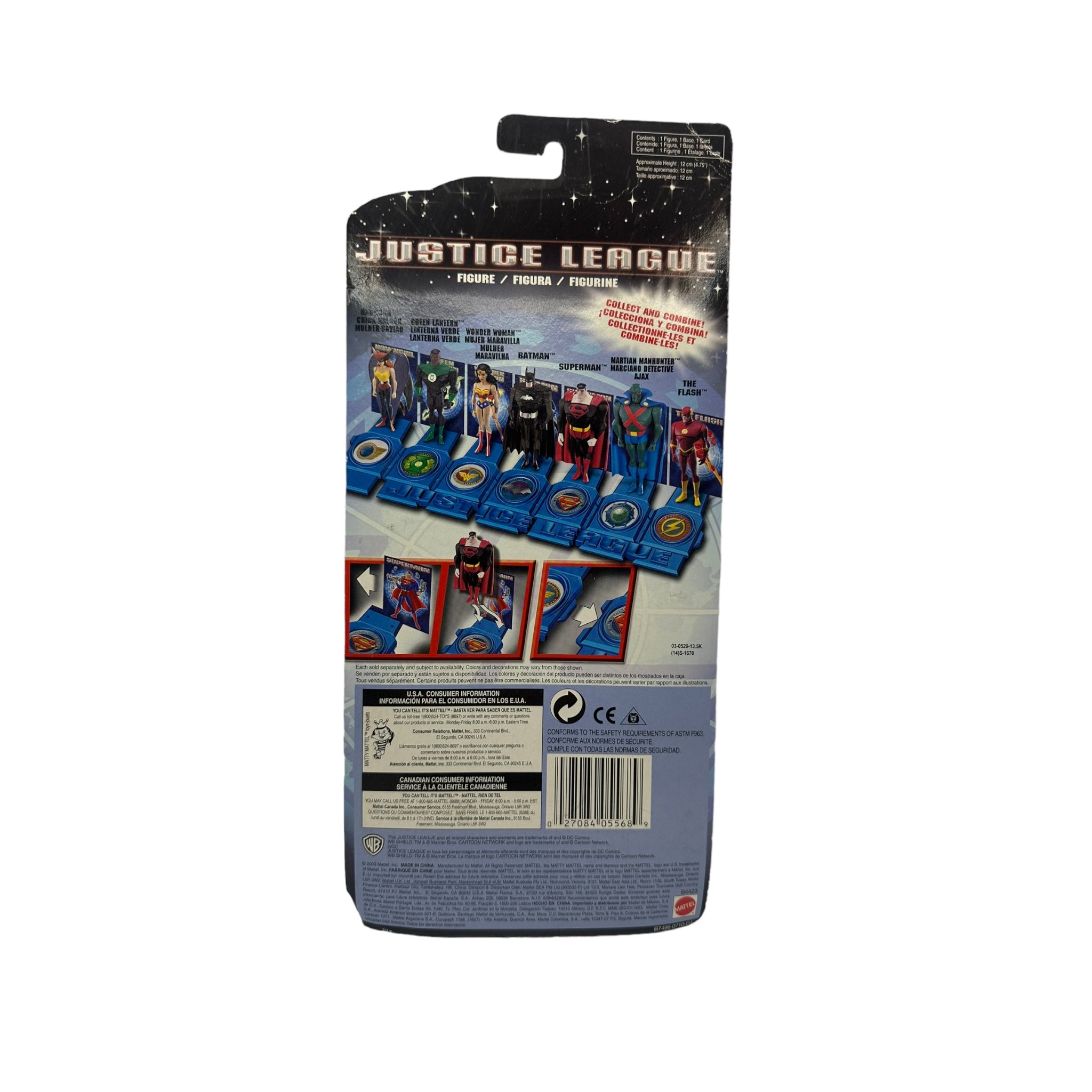 2003 MATTEL JUSTICE LEAGUE SUPERMAN AF
