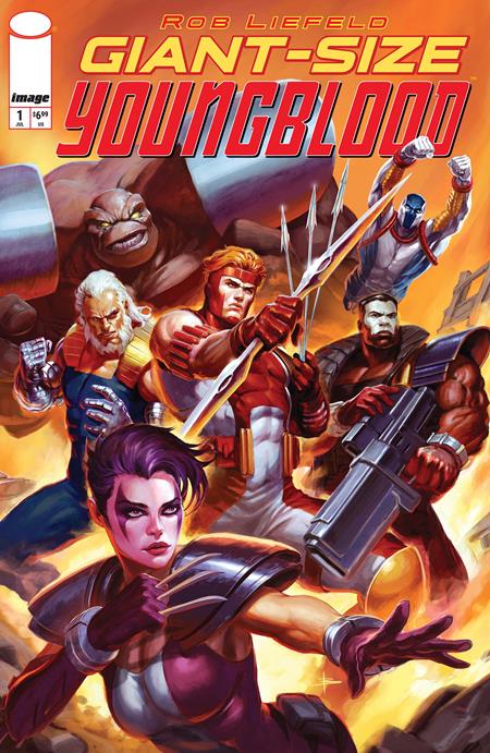 GIANT SIZE YOUNGBLOOD (2026) #1 (ONE SHOT) CVR D BENIAMINO BRADI YOUNG BLOODS TEAM CVR