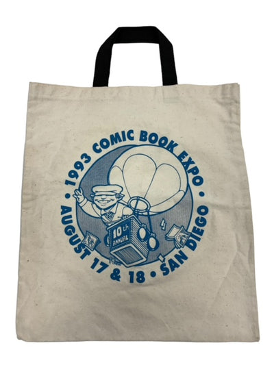 ULTRA RARE VINTAGE SAN DIEGO (SDCC) 10TH ANNIVERSARY COMIC CON TOTE (1993)