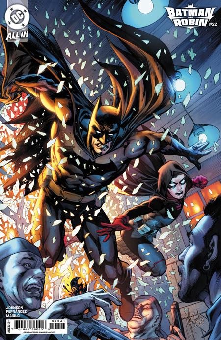 BATMAN AND ROBIN (2023) #22 CVR D INC 1:25 MARCO SANTUCCI CARD STOCK VAR