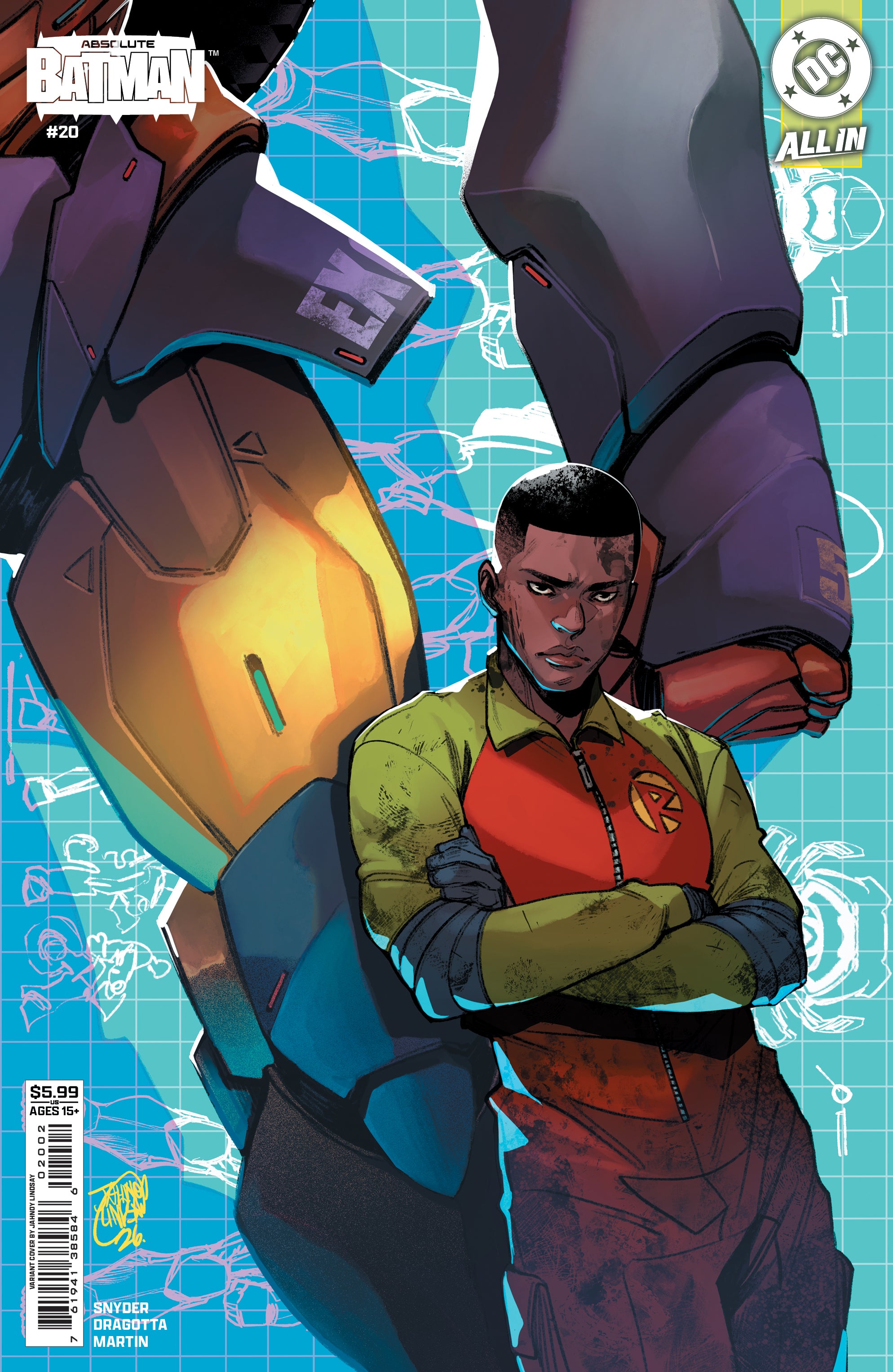 ABSOLUTE BATMAN (2024) #20 CVR I JAHNOY LINDSAY ROBINS DUKE THOMAS CARD STOCK VAR