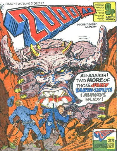 2000 AD (1977) #41 - FIRST APPEARANCE OF BONJO / FIRST BOLLAND JUDGE DREDD