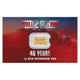 40 YEARS OF TOP GUN 2026 1g GOLD RECTANGULAR COIN IN CARD