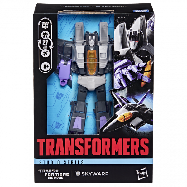 TRANSFORMERS STUDIO SERIES TRANSFORMERS THE MOVIE VOYAGER CLASS SKYWARP AF