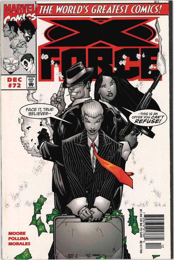 X-FORCE (1991) #72 NEWSSTAND EDITION
