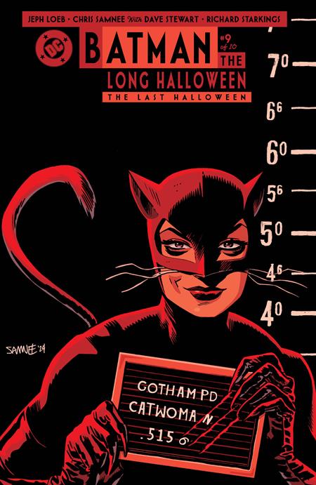 BATMAN THE LONG HALLOWEEN THE LAST HALLOWEEN (2024) #9 CVR B CHRIS SAMNEE CARD STOCK VAR