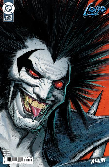 LOBO (2026) #1 CVR G INC 1:25 JUAN FERREYRA CARD STOCK VAR