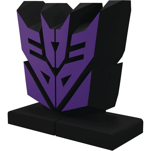 TRANSFORMERS DECEPTICON FACTION BOOKEND