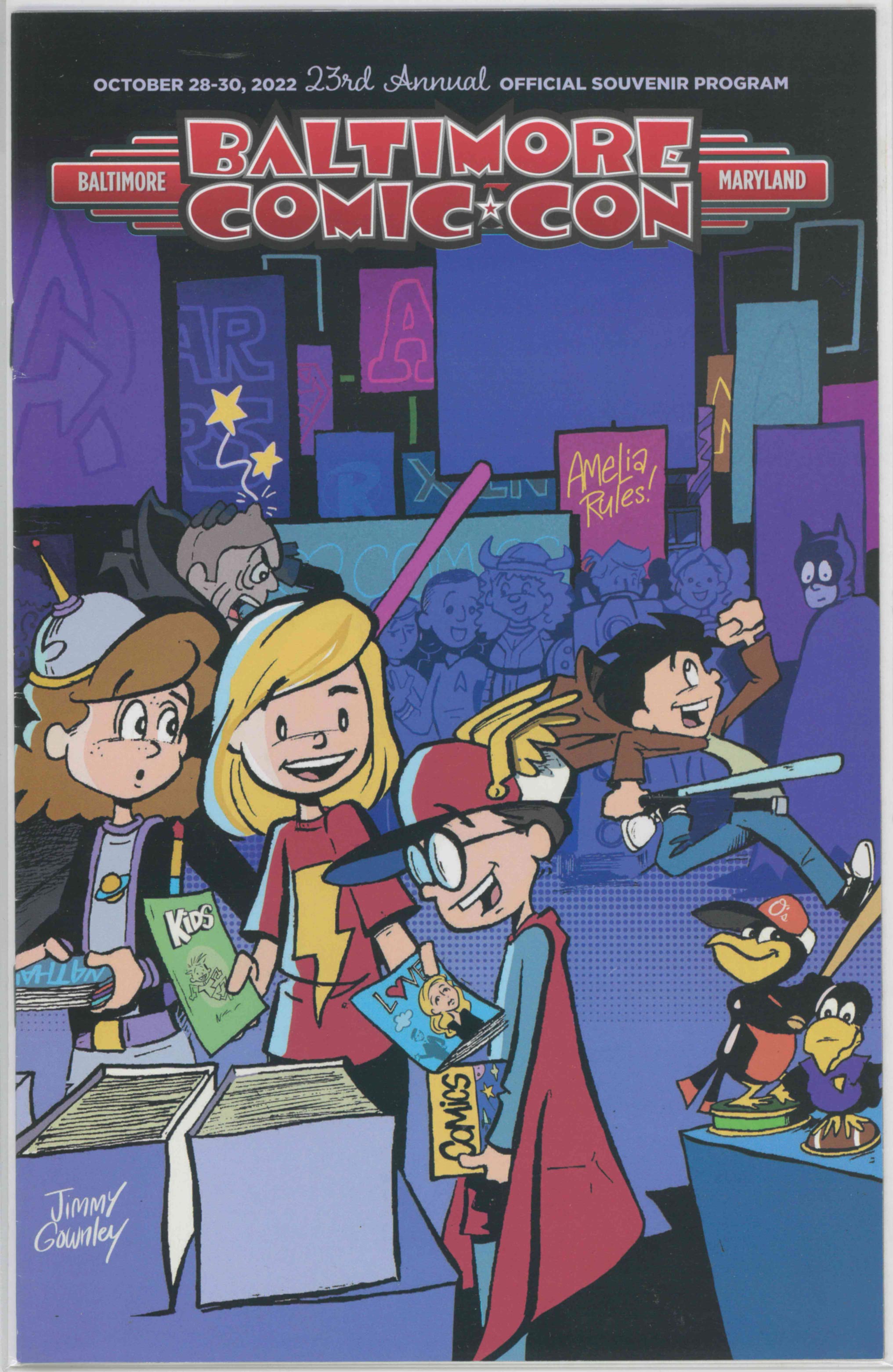 BALTIMORE COMIC-CON 2022 PROGRAM (VF/NM)