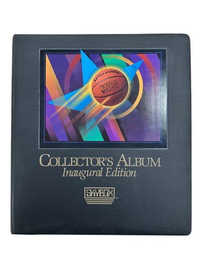 1991-92 SKYBOX NBA BASKETBALL BASE CARD SET WITH ALBUM