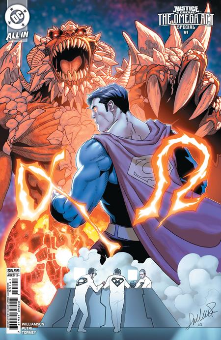 JUSTICE LEAGUE THE OMEGA ACT SPECIAL (2025) #1 (ONE SHOT) CVR D SALVADOR LARROCA CARD STOCK VAR (DC K.O.)