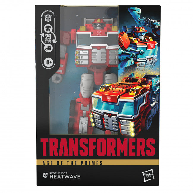 TRANSFORMERS AGE OF THE PRIMES VOYAGER CLASS RESCUE BOT HEATWAVE AF