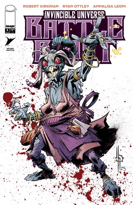 INVINCIBLE UNIVERSE BATTLE BEAST (2025) #4 2ND PTG CVR A JASON HOWARD VAR