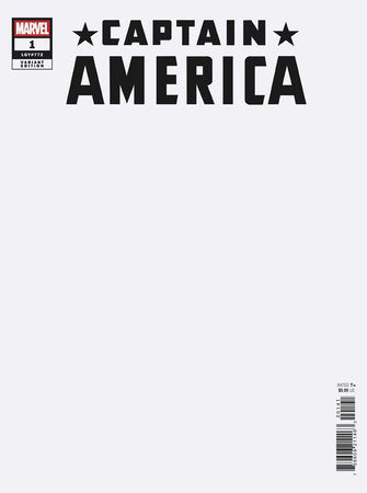CAPTAIN AMERICA (2025) #1 BLANK COVER VAR