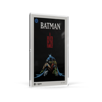 BATMAN: A DEATH IN THE FAMILY 20g SILVER COLLECTIBLE FOIL