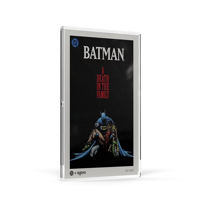 BATMAN: A DEATH IN THE FAMILY 20g SILVER COLLECTIBLE FOIL
