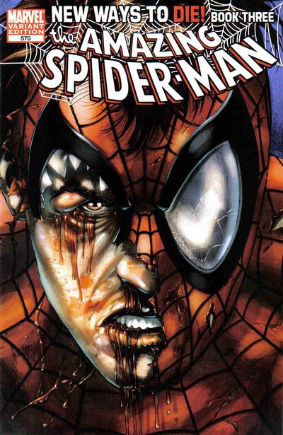 AMAZING SPIDER-MAN VOL 2 (1998) #570 LUKE ROSS VARIANT