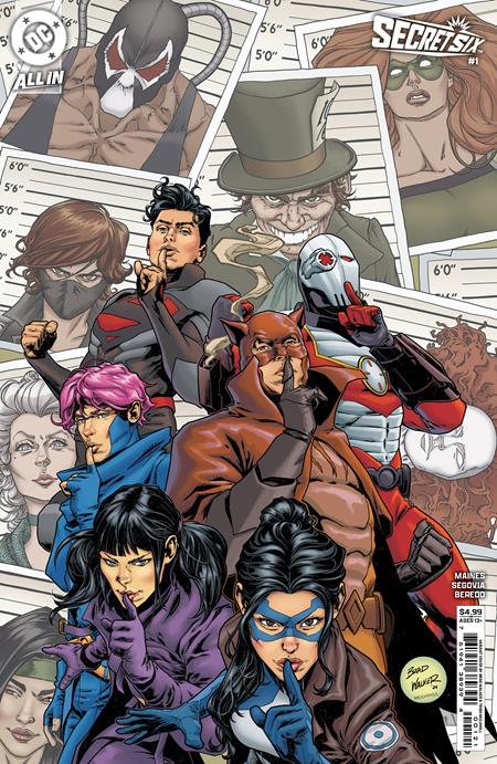 SECRET SIX (2025) #1 CVR B BRAD WALKER CARD STOCK VAR