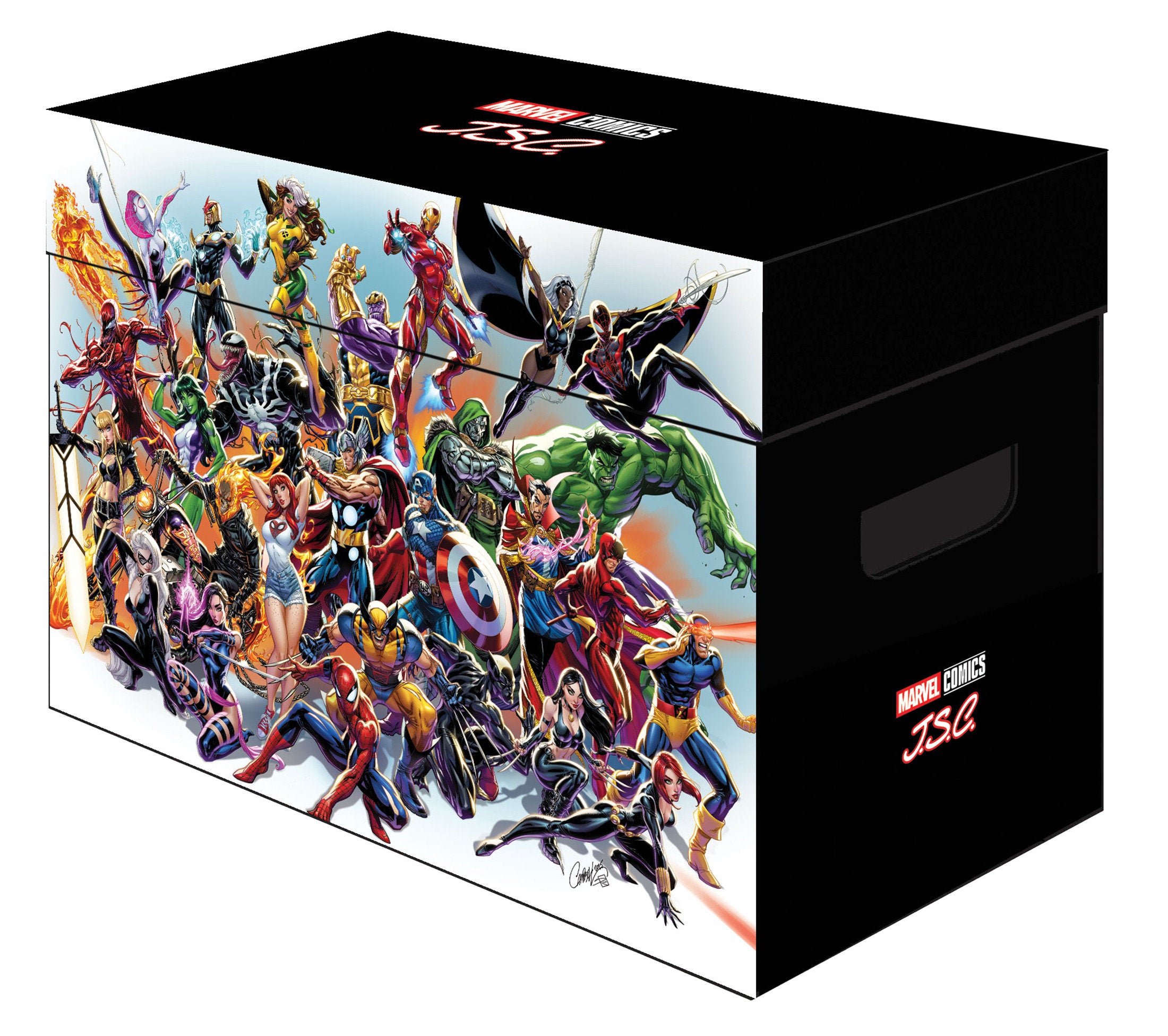 MARVEL GRAPHIC COMIC BOX MARVEL UNIVERSE BY J SCOTT CAMPBELL