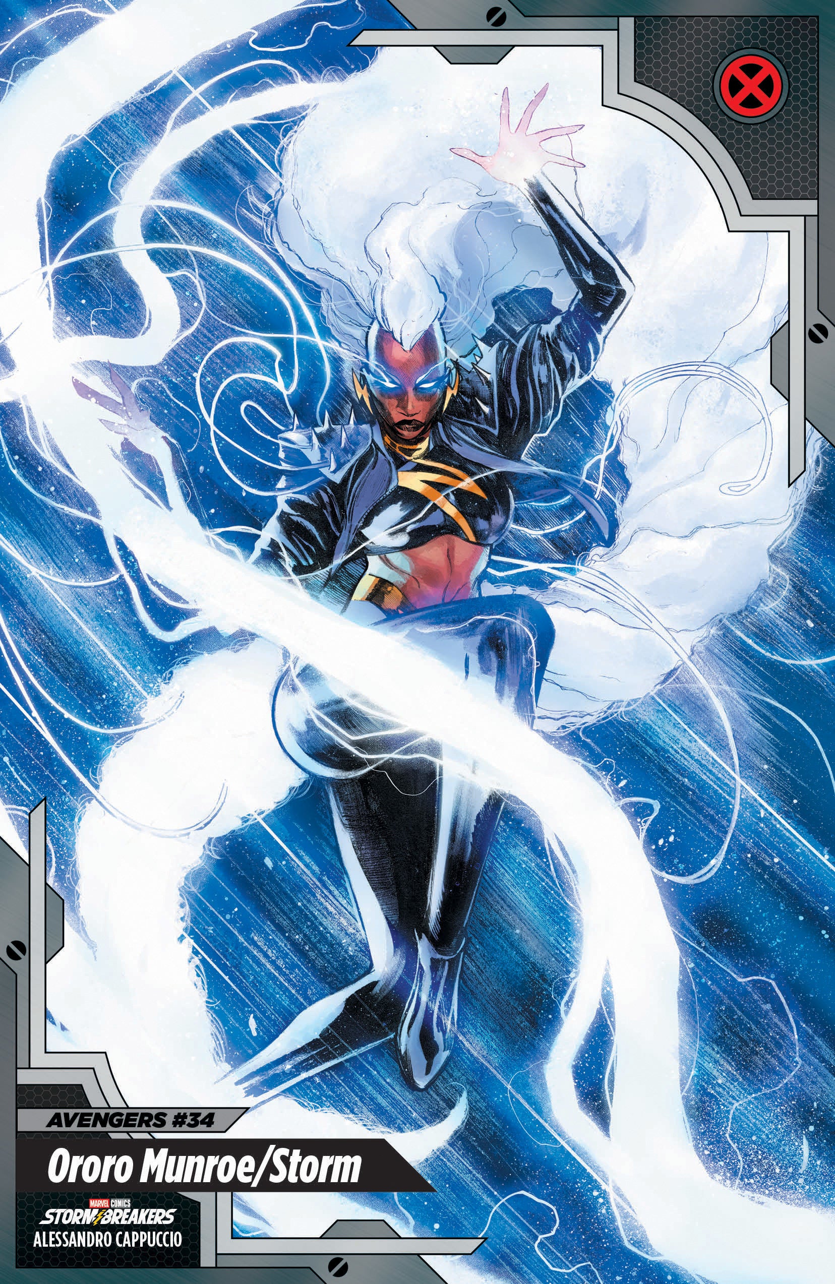 AVENGERS (2023) #34 ALESSANDRO CAPPUCCIO X-MEN TRADING CARD VAR