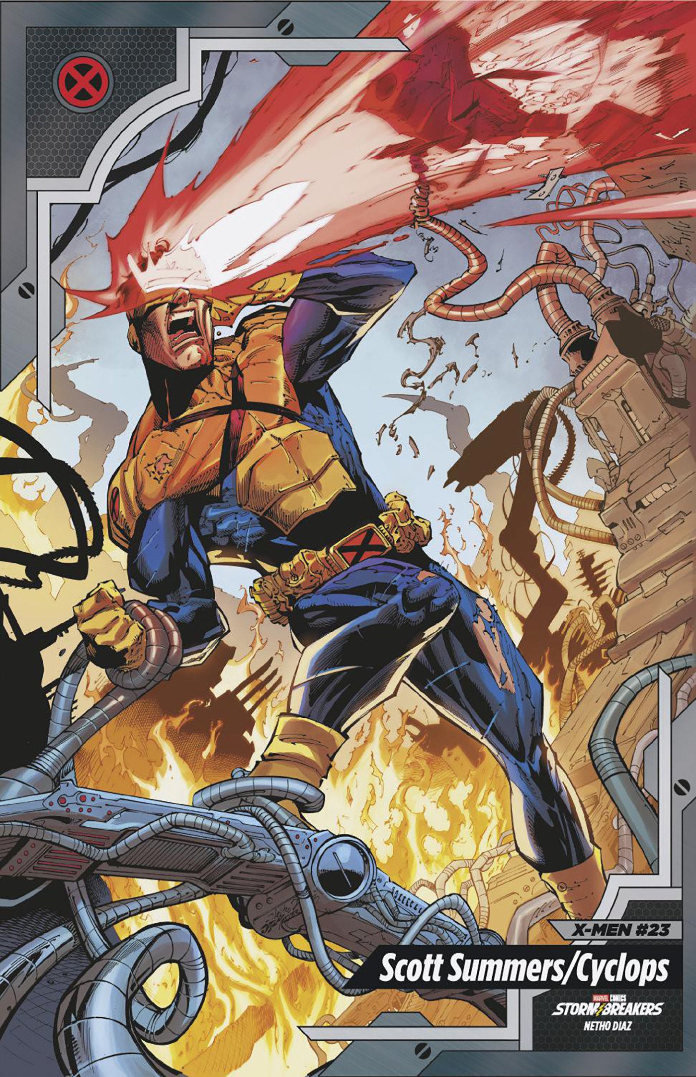 X-MEN (2024) #23 NETHO DIAZ X-MEN TRADING CARD VAR