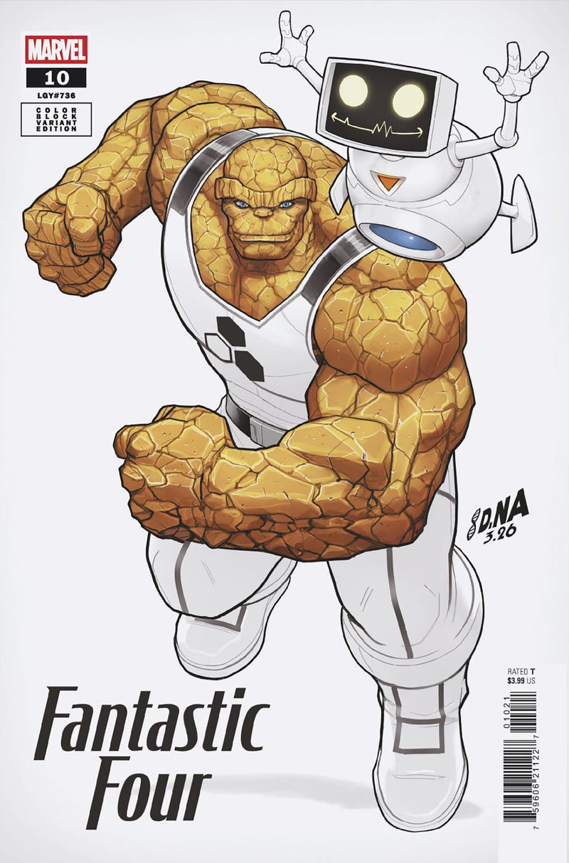 FANTASTIC FOUR (2025) #10 DAVID NAKAYAMA COLOR BLOCK WHITE VAR