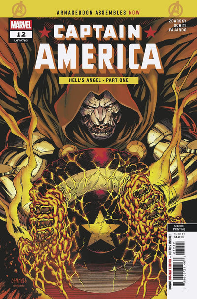 CAPTAIN AMERICA (2025) #12 CORY SMITH SECOND PRINTING VAR [ARM]