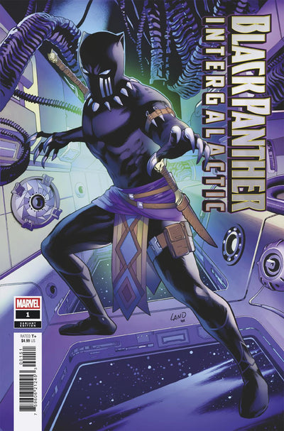 BLACK PANTHER INTERGALACTIC (2025) #1 GREG LAND BLACK PANTHER VAR