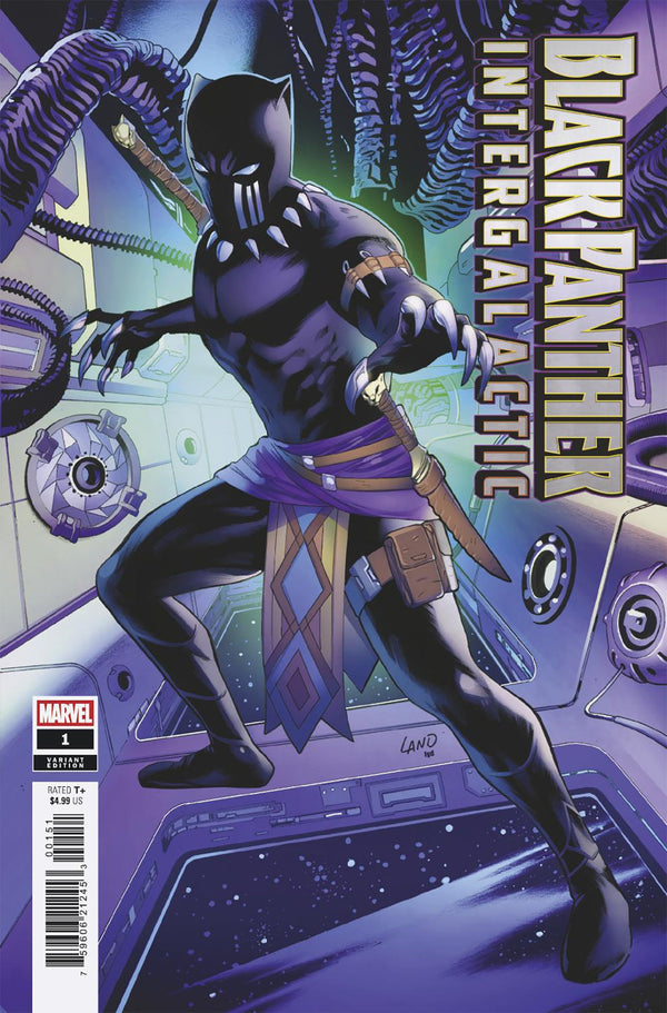 BLACK PANTHER INTERGALACTIC (2025) #1 GREG LAND BLACK PANTHER VAR