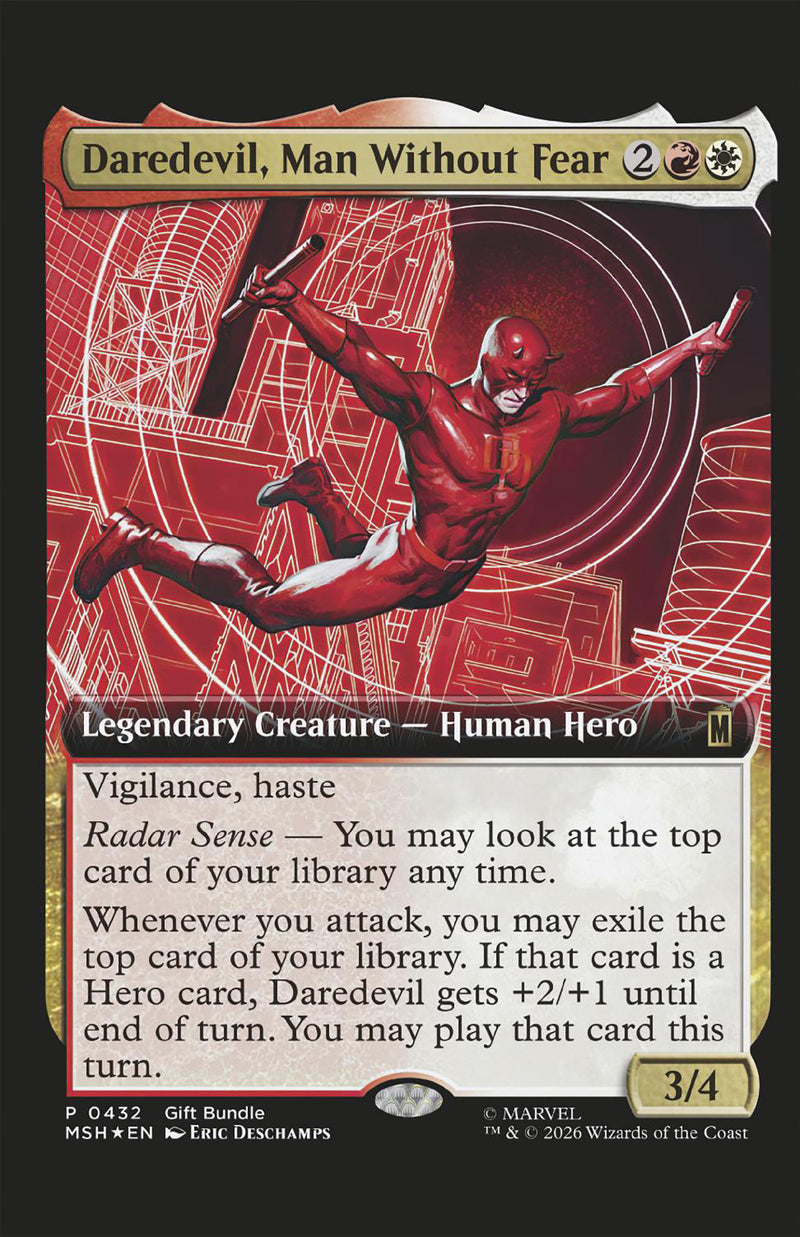 DAREDEVIL (2026) #4 CLASSIFIED ARTIST MAGIC THE GATHERING VAR