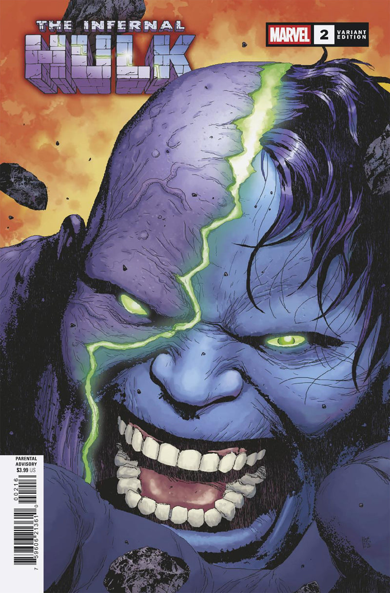 INFERNAL HULK (2025) #2 25 COPY INCV ANDREA SORRENTINO VAR