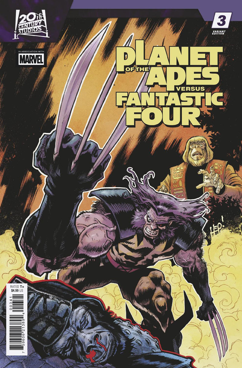 PLANET OF THE APES VS FANTASTIC FOUR (2026) #3 SCOTT HEPBURN VERSUS VAR