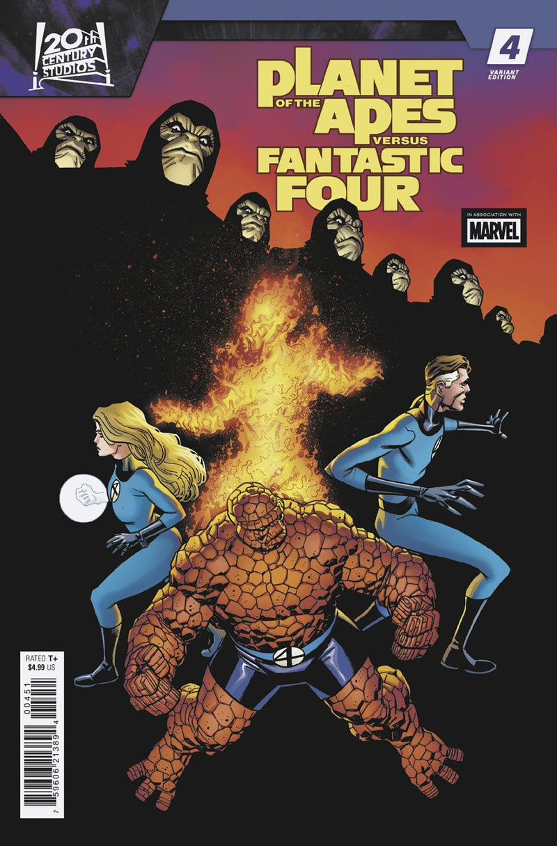 PLANET OF THE APES VS FANTASTIC FOUR (2026) #4 MIKE HAWTHORNE VAR