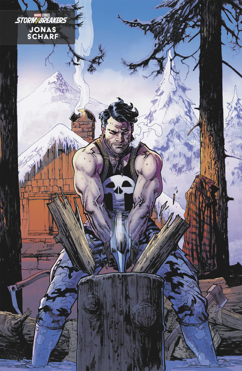 DAREDEVIL PUNISHER THE DEVILS TRIGGER (2025) #2 JONAS SCHARF WINTER BREAK VAR