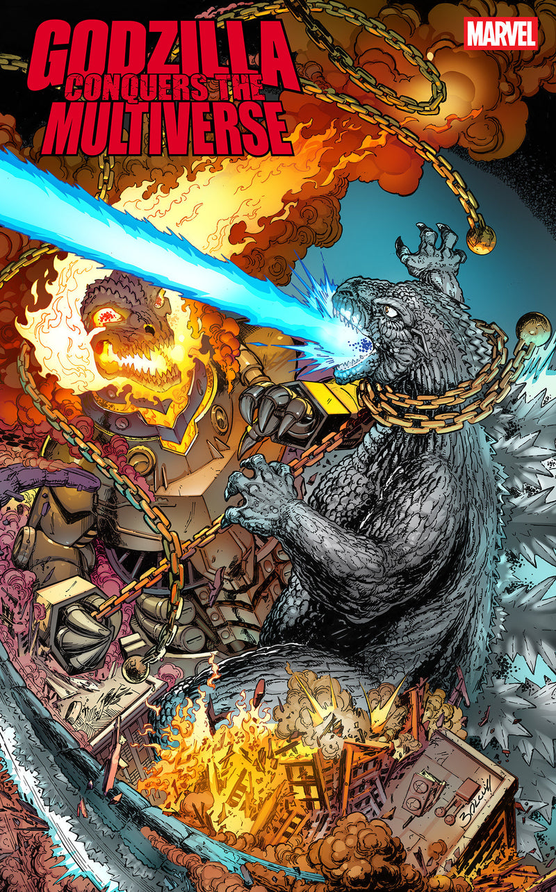 GODZILLA CONQUERS THE MULTIVERSE (2026) #3 MARK BAGLEY HEISEI VS MARVEL VAR