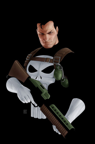 PUNISHER (2026) #1 JOHN TYLER CHRISTOPHER NEGATIVE SPACE VIRGIN VAR