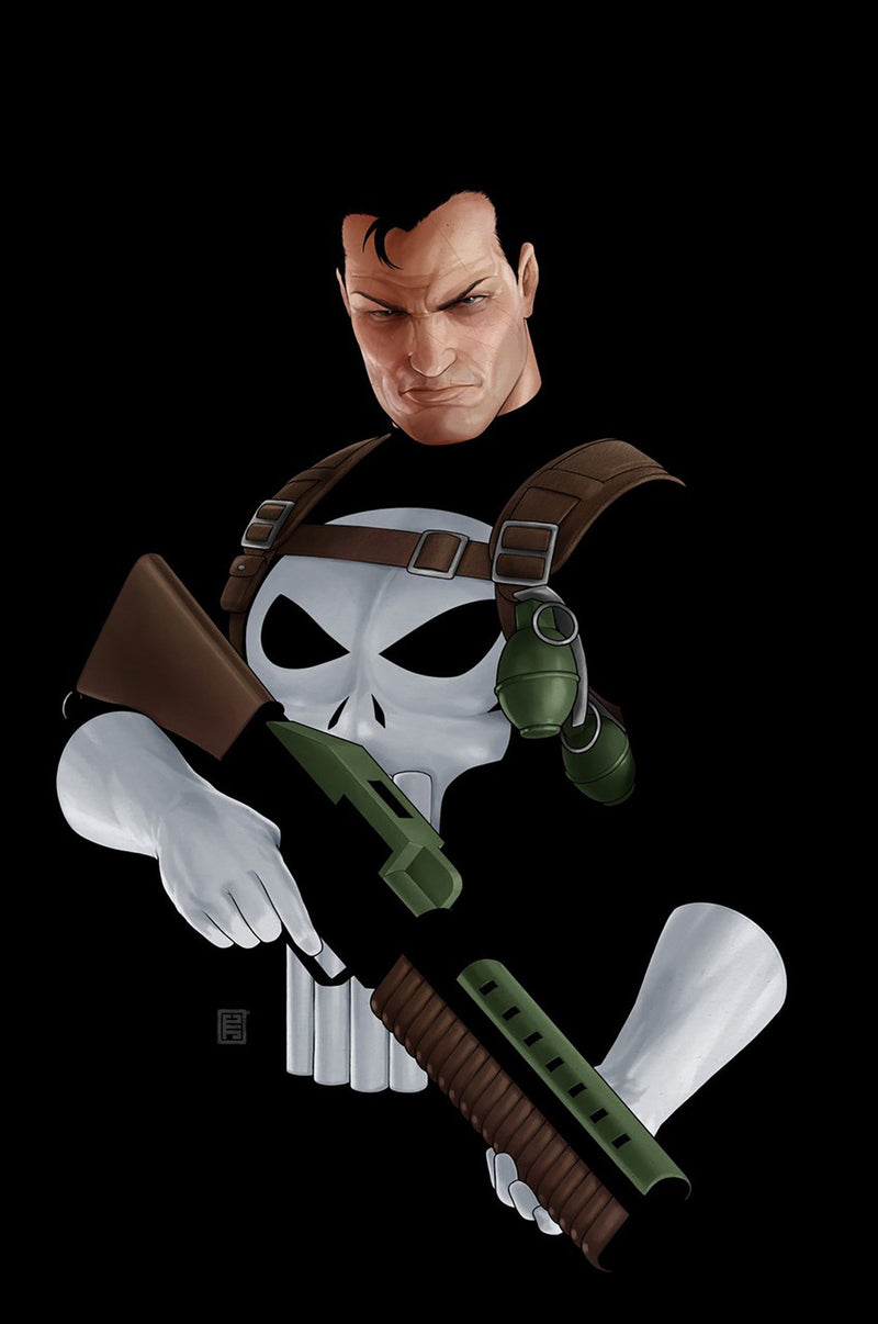 PUNISHER (2026) #1 JOHN TYLER CHRISTOPHER NEGATIVE SPACE VIRGIN VAR
