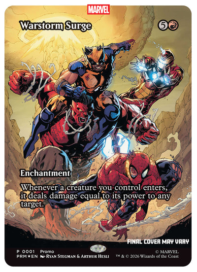 AVENGERS ARMAGEDDON (2026) #1 RYAN STEGMAN MAGIC THE GATHERING VAR