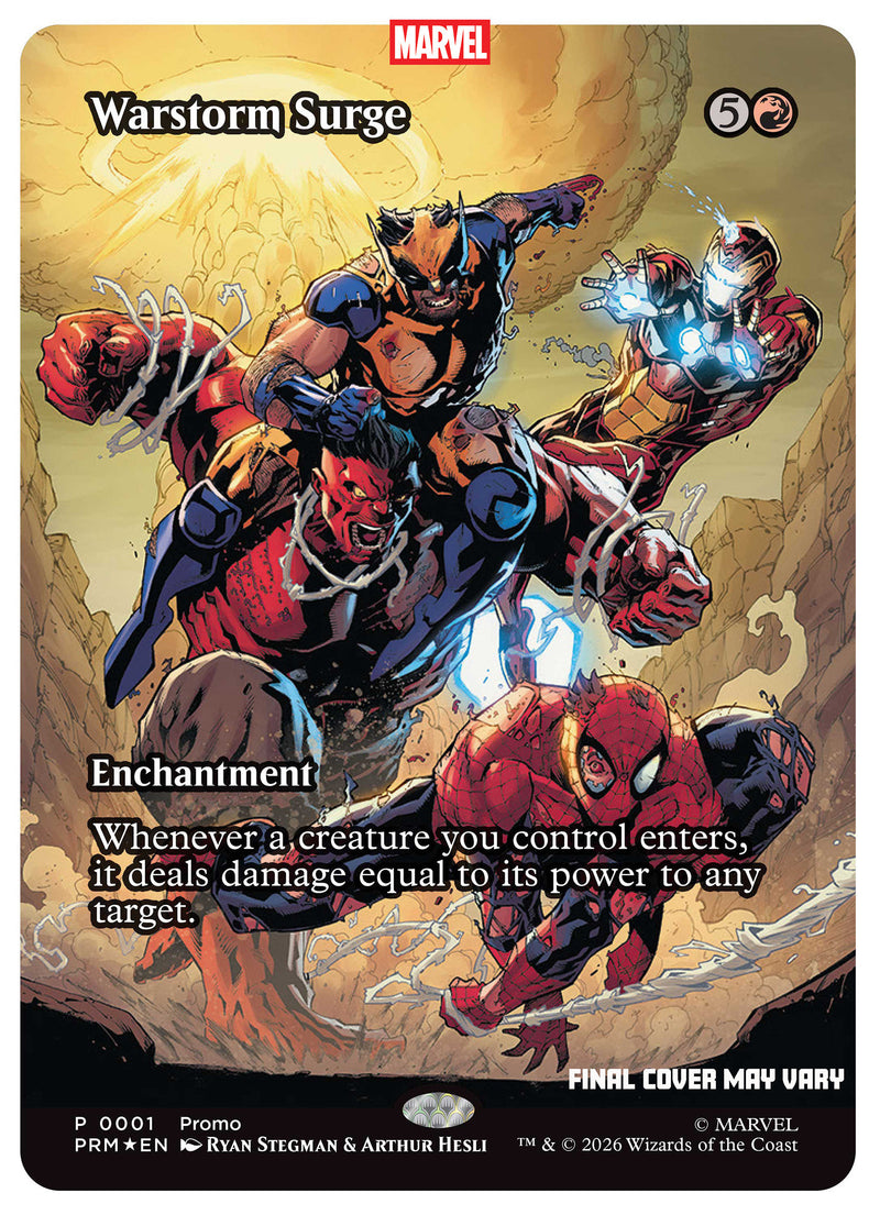 AVENGERS ARMAGEDDON (2026) #1 RYAN STEGMAN MAGIC THE GATHERING VAR