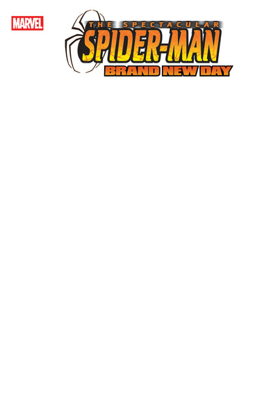 SPECTACULAR SPIDER-MAN BRAND NEW DAY (2026) #1 BLANK COVER VAR
