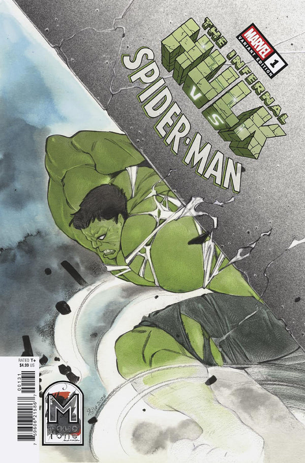 INFERNAL HULK VS SPIDER-MAN (2026) #1 (ONE SHOT) PEACH MOMOKO MOMO-TONE ...
