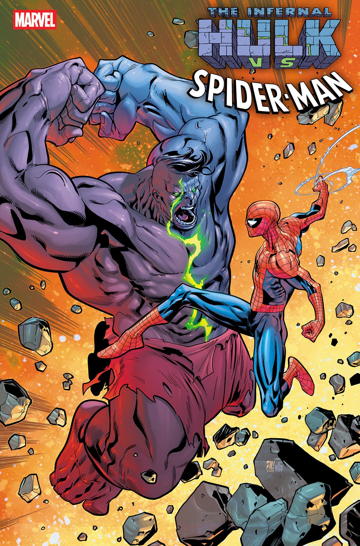 INFERNAL HULK VS SPIDER-MAN (2026) #1 (ONE SHOT) PACO MEDINA VAR ...