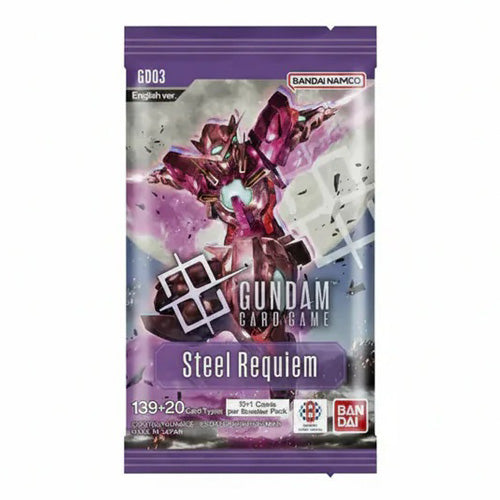 GUNDAM CARD GAME (GD03) STEEL REQUIEM ENGLISH BOOSTER PACK