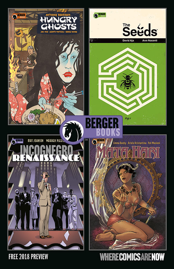 BERGER BOOKS PREVIEW (2018) #1 ASHCAN