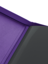PALMS OFF GAMING COLLECTORS SERIES 9 POCKET PURPLE ZIP TOP LOADER BINDER