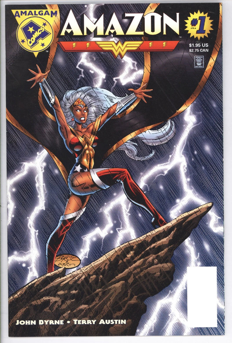 AMAZON (1996) #1 (AMALGAM COMICS) BLANK UPC VAR